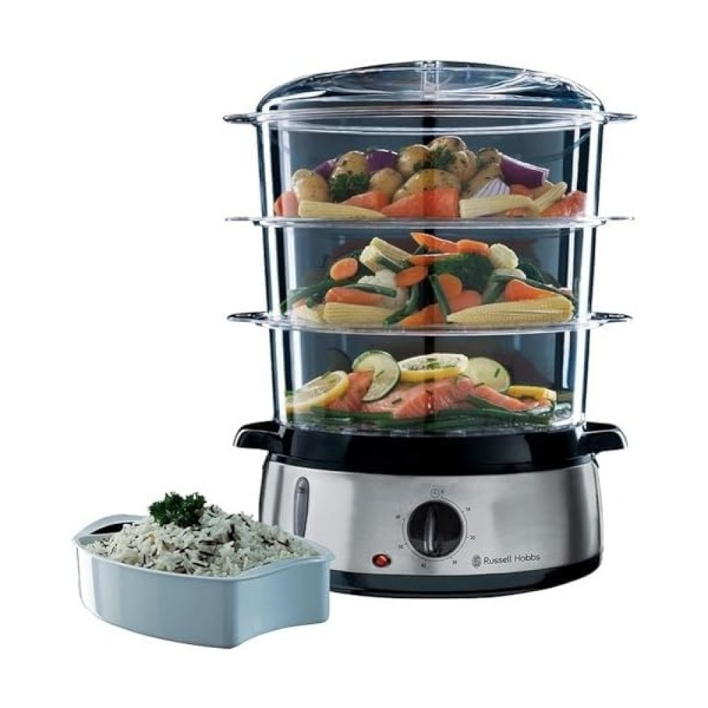 Russell Hobbs Buharlı Pişirici, Çoklu Pişirme, 800 W, 9 Litre, 3 Bölmeli Tepsi, Paslanmaz Çelik Oto Boyaları Fiyatı