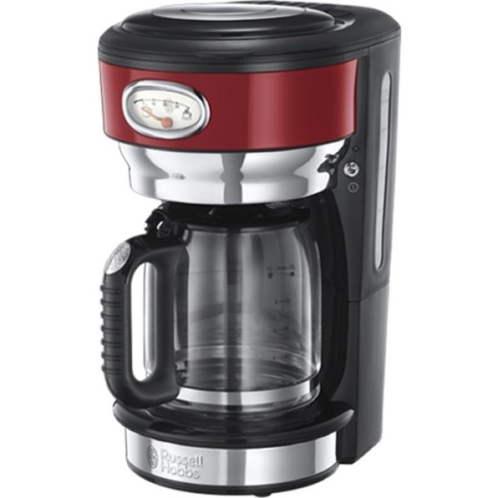 Russell Hobbs Retro Ribbon Kırmızı Cam Sürahili Kahve Makinesi Kahve Makineleri Fiyatı