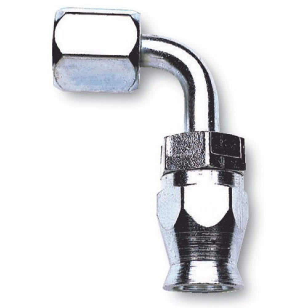 RUSSELL/EDEL 620421 Powerflex Endura Aluminum -6AN Power Steering 90-Degree Hose End