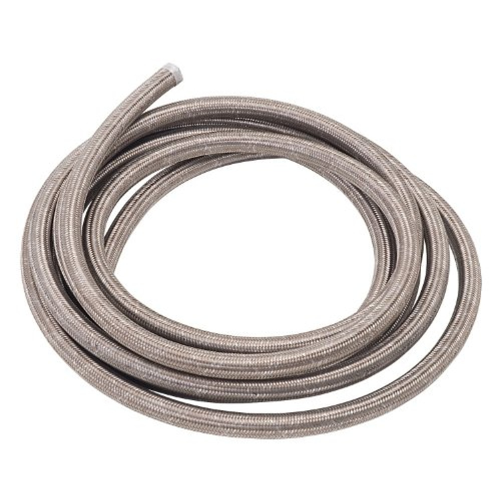 RUSSELL/EDEL 632110 ProFlex -8AN Stainless Steel Braided Hose - 6 Feet