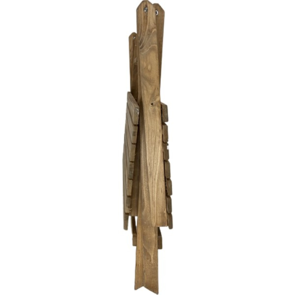 Rusthing Doğal Ahşap 60X60 cm Katlanır Balkon Teras Piknik Kamp Bahçe Masası Açık Ceviz Renkli Bahçe Masası Fiyatı