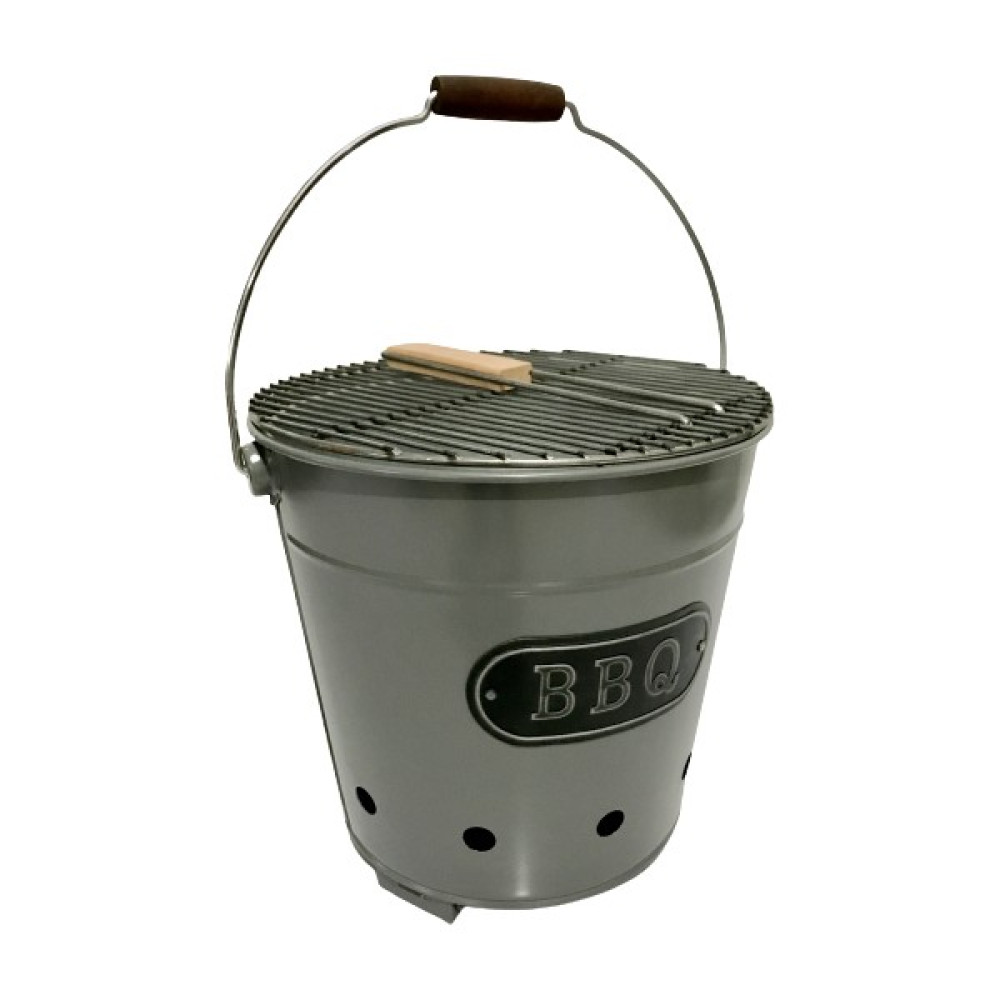 Rustic Concept Metal Ayaklı Mangal Barbekü - Gri Bahçe Mangalı & Barbekü Fiyatı