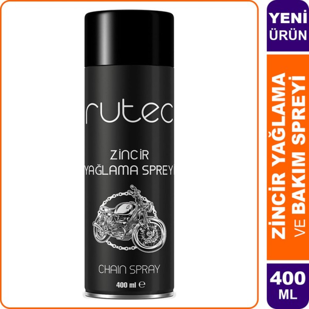 Rutec Zincir Yağlama Spreyi 400 ml - ÜRT 2022 Oto Yağlayıcılar Fiyatı