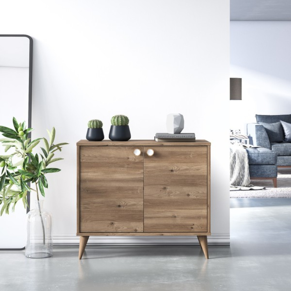 Ruum Store By Doğtaş Vega Çift Kapaklı Çok Amaçlı Dolap Meşe Gardrop & Dolap Fiyatı