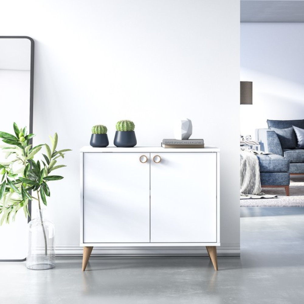 Ruum Store By Doğtaş Vega Çift Kapaklı Çok Amaçlı Dolap Opak Beyaz Gardrop & Dolap Fiyatı