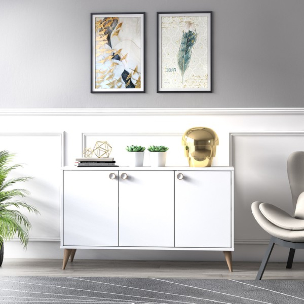 Ruum Store By Doğtaş Vega Konsol Opak Beyaz - 125 x 35 x 74 cm Konsol Mobilya Fiyatı