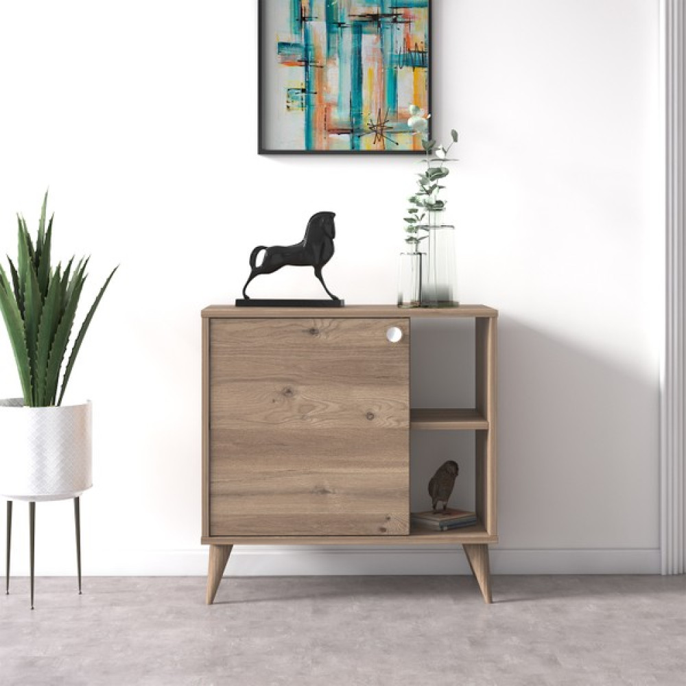 Ruum Store By Doğtaş Vega Tek Kapaklı Raflı Çok Amaçlı Dolap Meşe Gardrop & Dolap Fiyatı