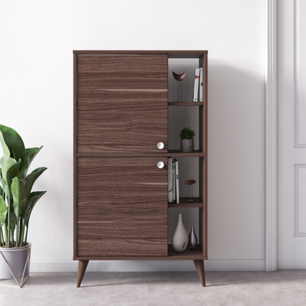 Ruum Store By Doğtaş Vega Yüksek Raflı Dolap Victoria Ceviz Gardrop & Dolap Fiyatı