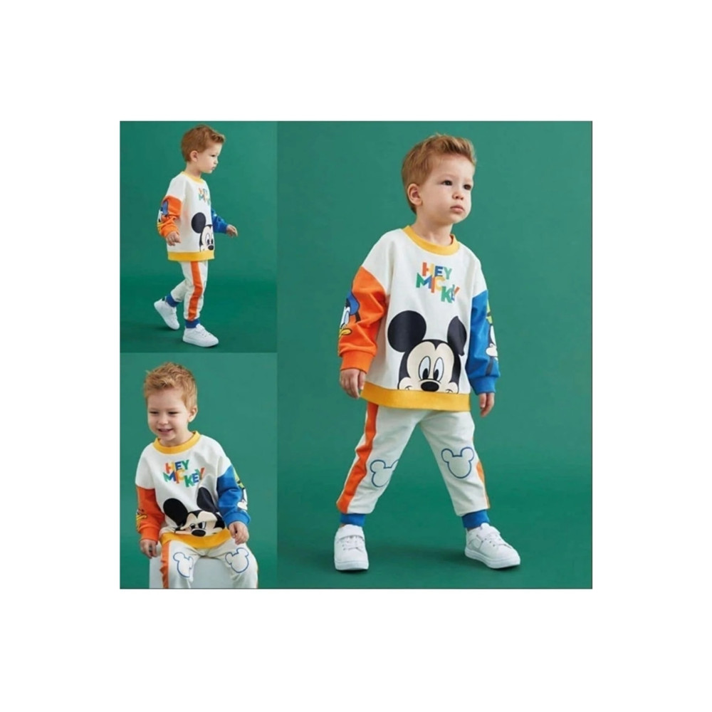 RÜYA BEBE STORE Mickey Mouse Tarz Model Iki Ip Mevsimlik Eşofman (1BEDEN BÜYÜK ALINIZ) 3-4 Yaş Beden Kadın Eşofman Fiyatı