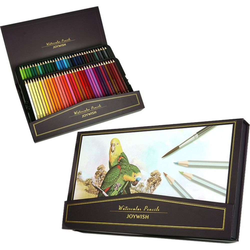 Ruyı 72 Renk Çocuk Boya Fırçası Seti Suda Çözünen Renkli Kalemler Renkli Kalem Hediye Kutusu (Yurt Dışından) - Standart - 35*20*4.5cm Kuru Boya Kalemi Fiyatı