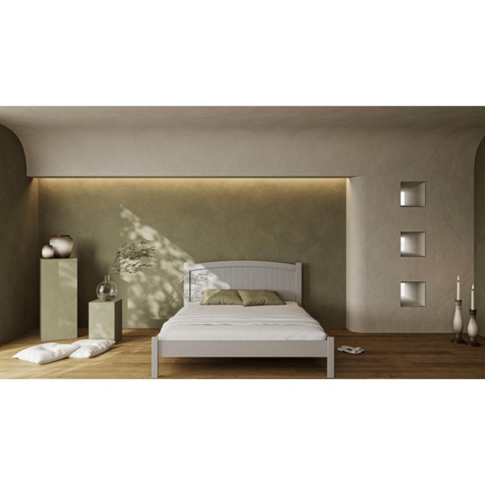 Rüzgar Modern Soft Gri Çift Kişilik Karyola 140X190 - Açık Gri - 140 x 190 cm Karyola Fiyatı