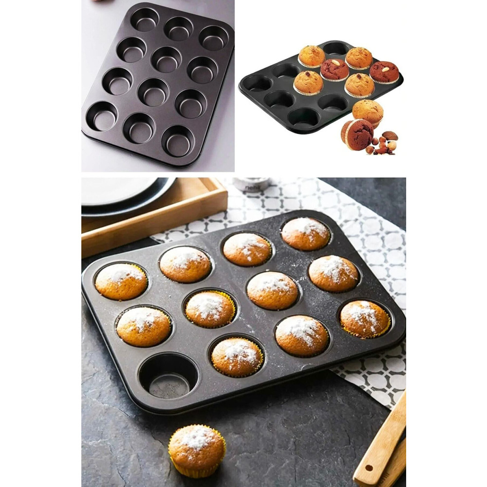 RuzMa Muffin Kek Kalıbı 12 Li Yaş Günü & Parti Fiyatı