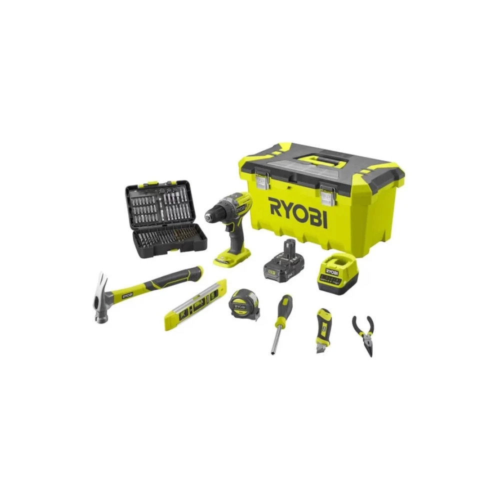 Ryobi R18pd3-120Tah Akulu Darbeli Matkap 18V + Aksesuar Seti - 2.0Ah - 5133005505 Matkaplar Fiyatı