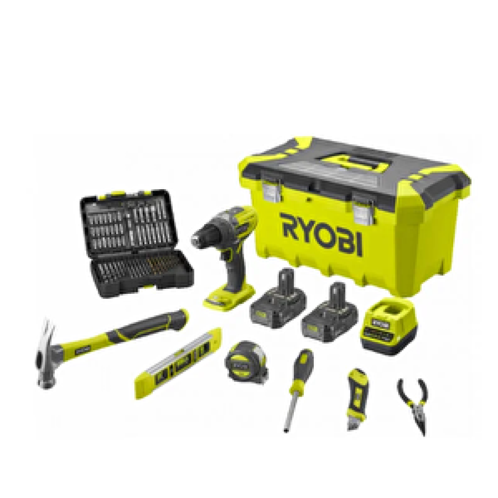 Ryobi R18pd3-220tah Akülü Darbeli Matkap 18 V + Aksesuar Seti Matkaplar Fiyatı