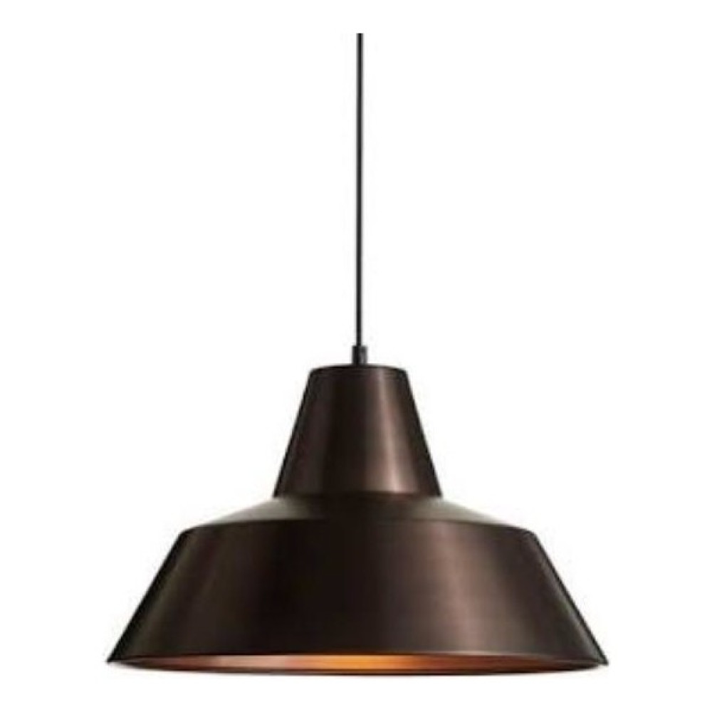 Rys Tasarım Retro Metal Sarkıt Avize Rustik Tekli Sarkıt Kahve Içi Beyaz Cafe Mutfak Aydınlatma 30 cm - Kahverengi - 1'li Avize Fiyatı