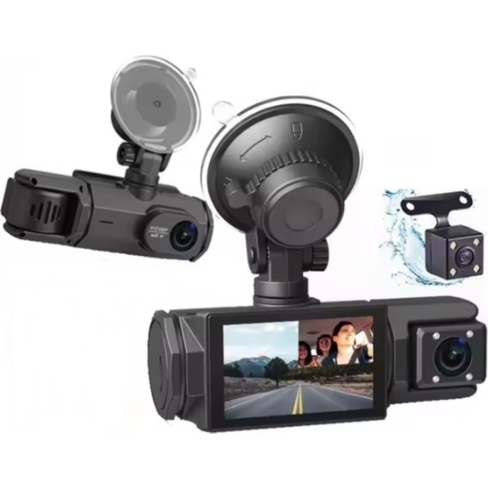 S-2 Wifi 1080P Araç Içi Kamera 3 Kameralı ( Ön Görüş-Geri Görüş - Iç Veya Yan Görüş ) Gece Görüş Oto Boyaları Fiyatı