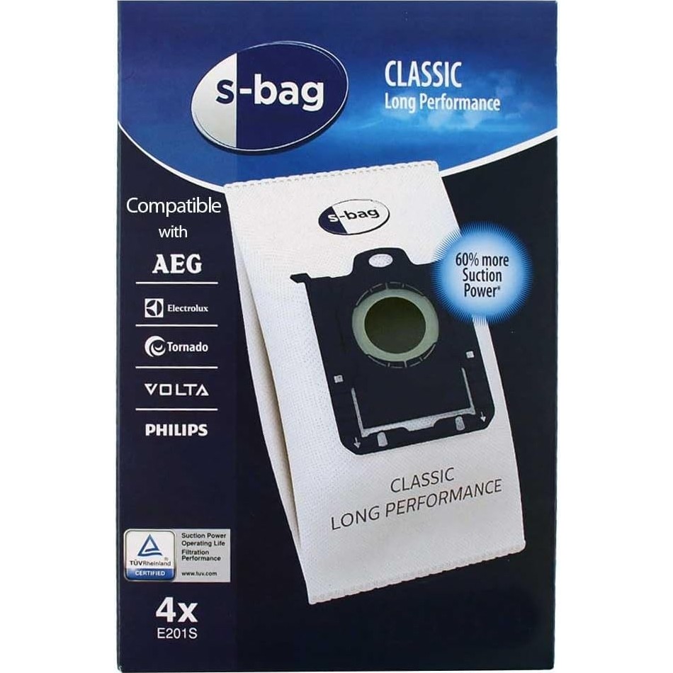 S-bag Philips, Electrolux S-Bag Süpürge Torbası 4lü Paket Diğer Fiyatı