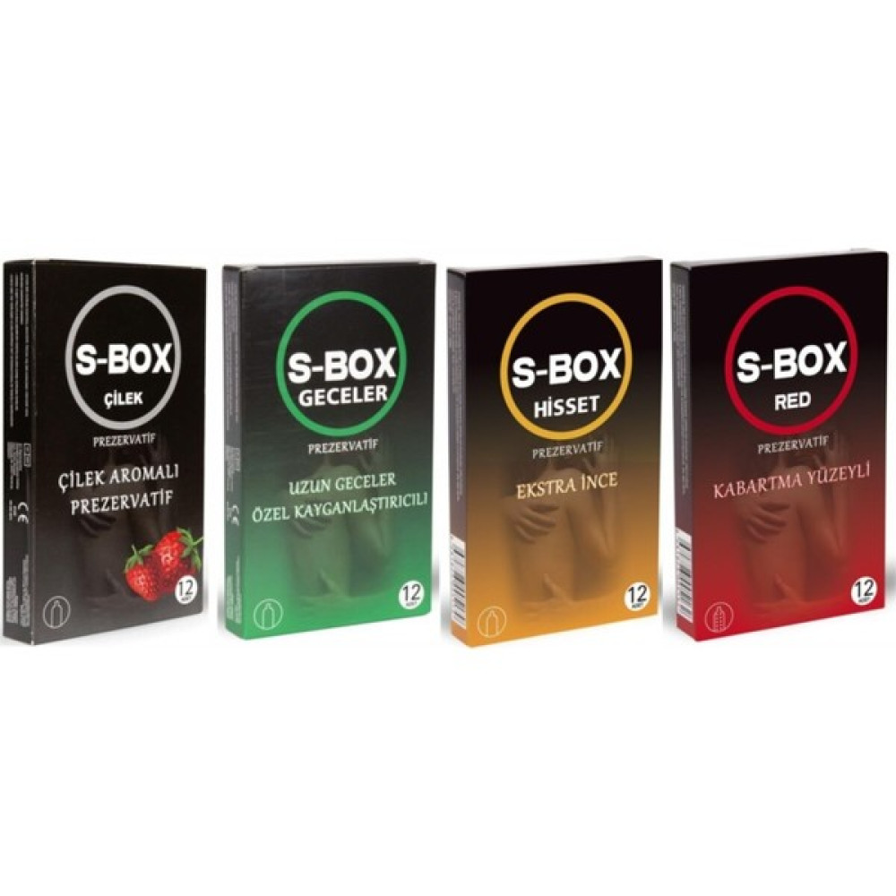 S-Box 4 Adet Karma Prezervatif Seti - 1 Oto Boyaları Fiyatı