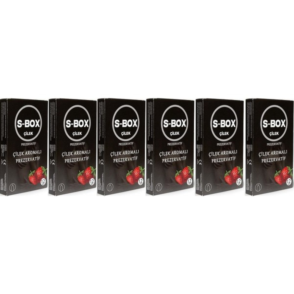 S-Box Kondom Çilek Aromalı Prezervatif 12'li 6 Paket (72 Adet) Oto Boyaları Fiyatı