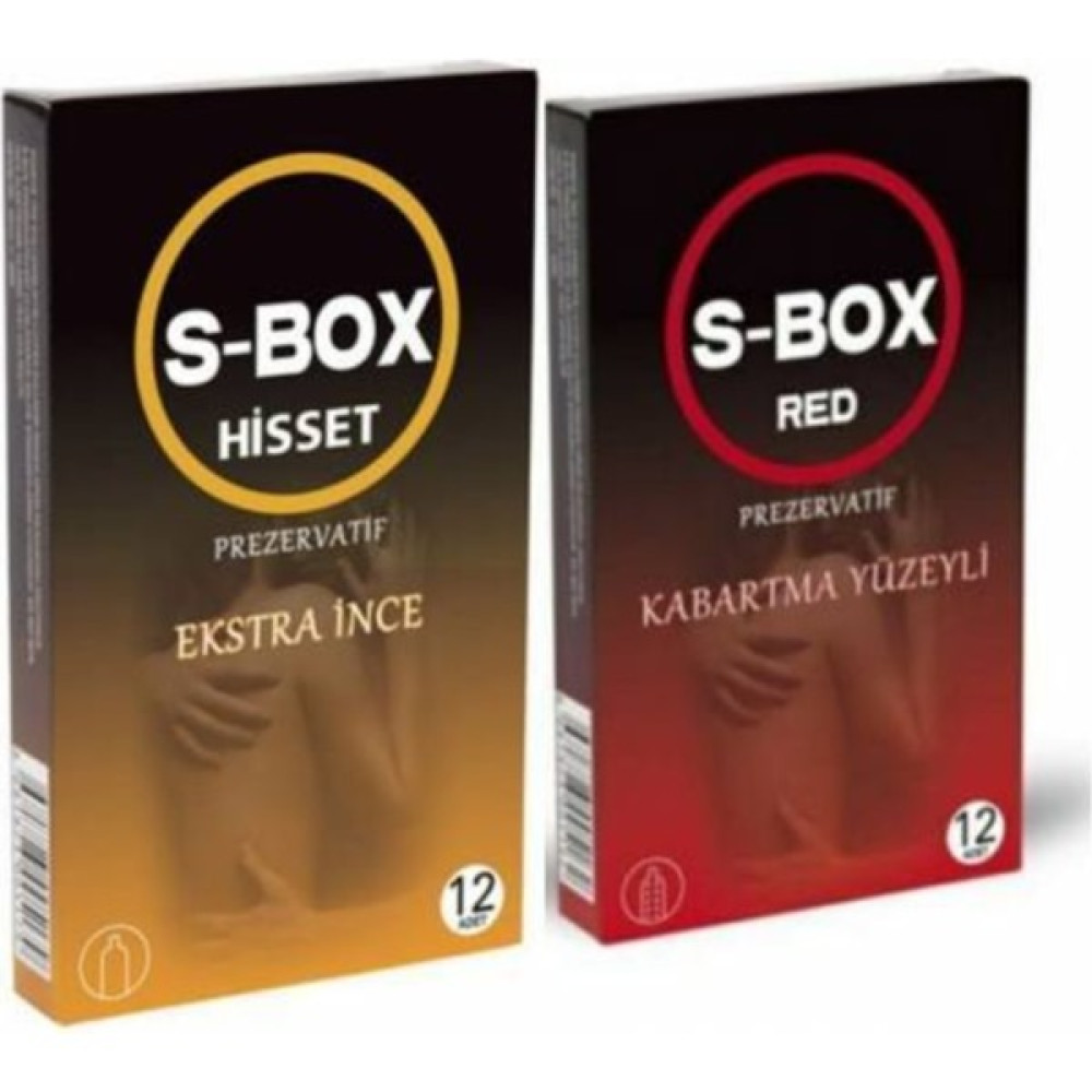 S-Box Prezervatif Seti Hisset 12 Li + Red Kabartmalı 12 Li Oto Boyaları Fiyatı