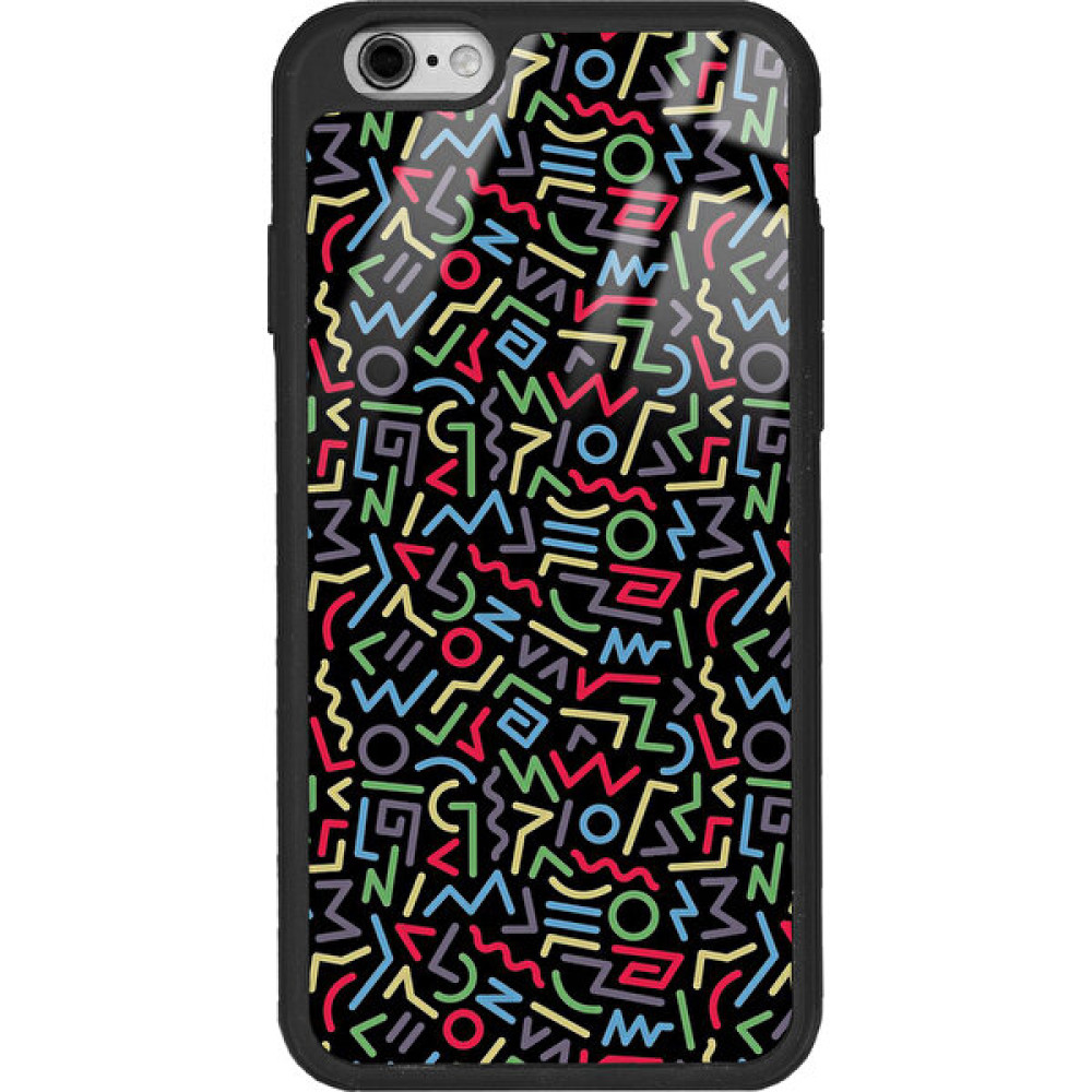 S-Case iPhone 6s Geometrik Renkler Tasarımlı Glossy Telefon Kılıfı Cep Telefonu Kılıfı Fiyatı