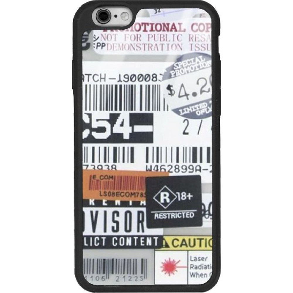 S-Case iPhone 6s Sticker Barkod Tasarımlı Glossy Telefon Kılıfı Cep Telefonu Kılıfı Fiyatı
