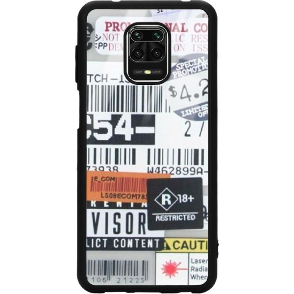 S-Case Xiaomi Redmi Note 9 Pro Sticker Barkod Tasarımlı Glossy Telefon Kılıfı Cep Telefonu Kılıfı Fiyatı