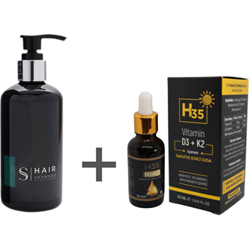 S Clinic S Hair Şampuan + H35 D3k2 Vitamini - 1 Şampuan ve Saç Kremi Fiyatı