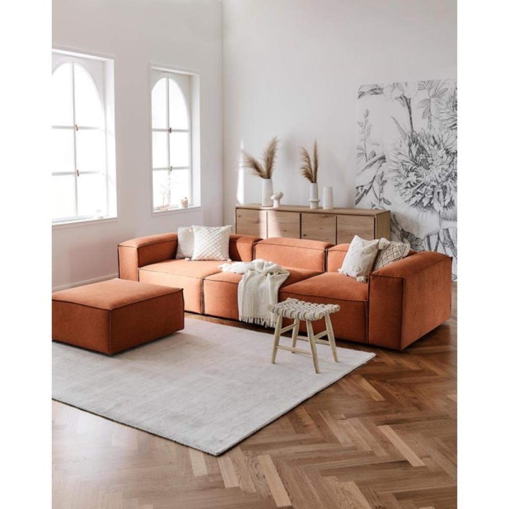 S Home Design Concept Frida Modüler Köşe Koltuk Takımı 4 Modül Pofidik Köşe - Kiremit Koltuk Fiyatı