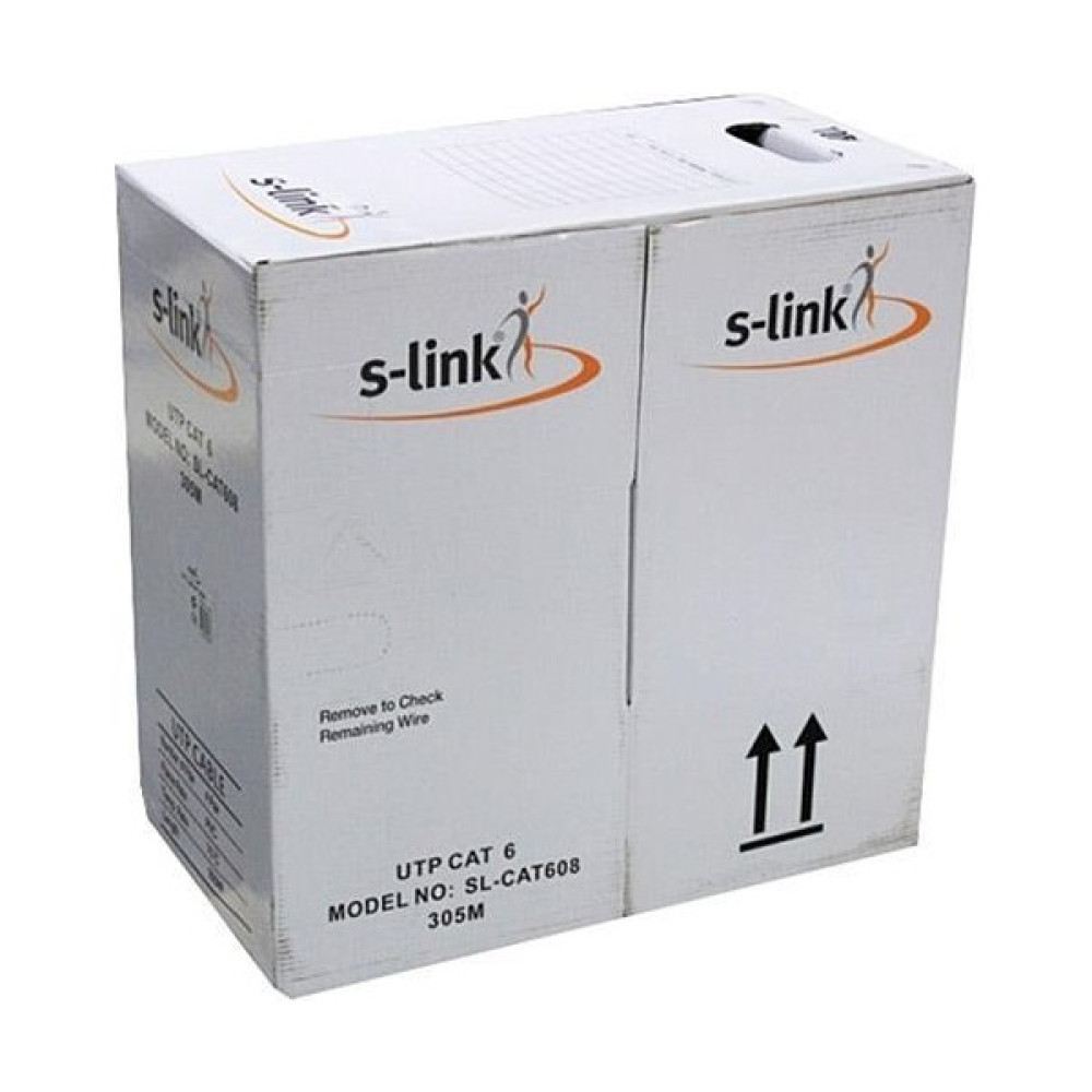 S-Link Cat 6 Kablo S-Link SL-CAT608 305MT Ağ / Network Kablosu Fiyatı