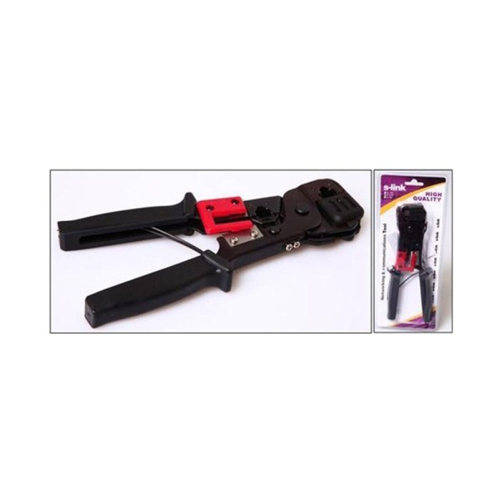 S-Link SL-376E Yüksek Kalite RJ-45/11 İkili Pense Ağ / Network Kablosu Fiyatı