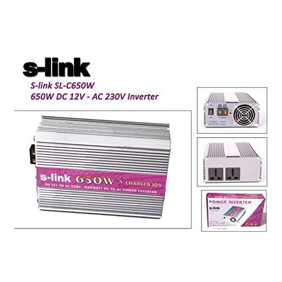 S-Link SL-C650W 650W DC 12V - AC 230V Inverter