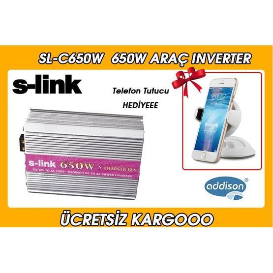 S-Link SL-C650W 650W DC 12V - AC 230V Inverter