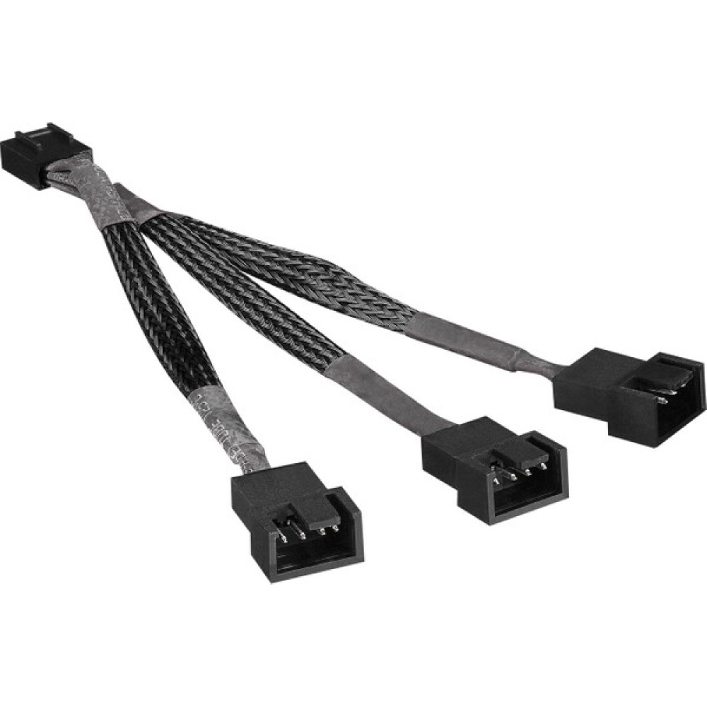 S-Link SLX-F301 3to1 3*male 4pin+1*female 4pin 10CM Örgülü 360MM Cpu Fan Birleştirme Kablosu - Siyah - 11 cm Güç Kablosu Fiyatı