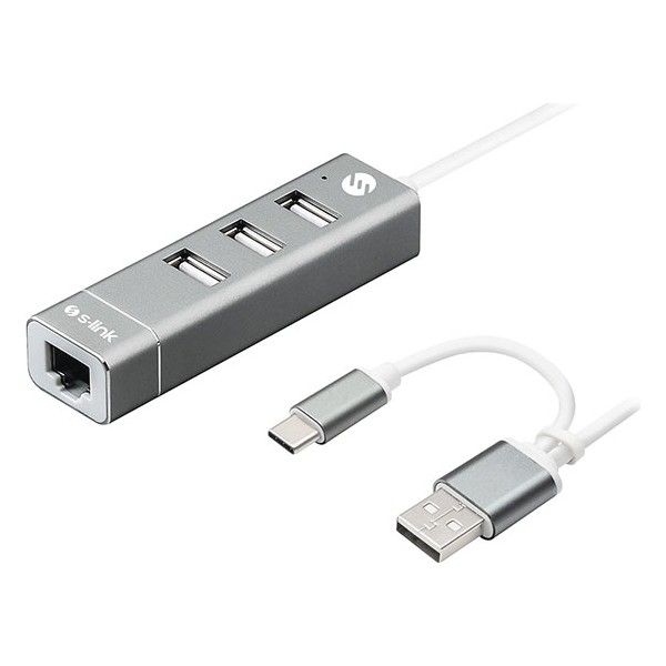 S-Link Swapp SW-U222 Type-C To 10/100MBPS-3 Port Usb3.0 Ethernet Adaptör Bilgisayar Çevirici ve Adaptörü Fiyatı