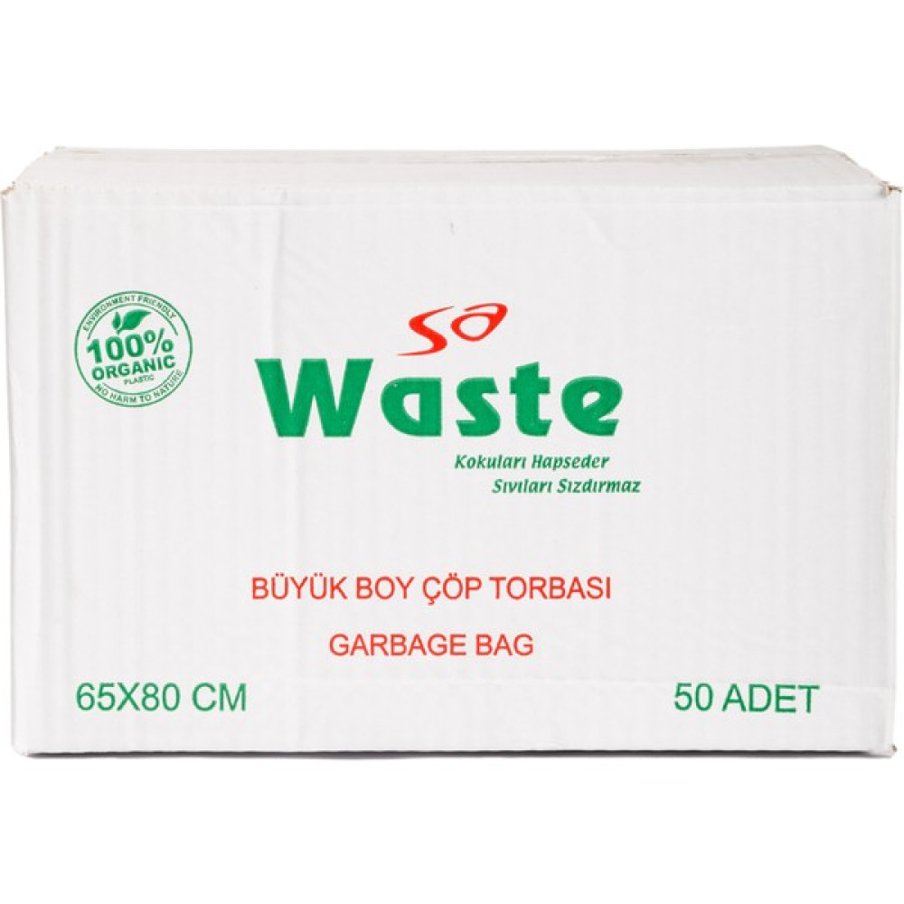 Sa Fresh Sa Waste Büyük Boy Çöp Poşeti 65 x 80 cm 50'li Koli 500 Adet Çöp Poşetleri Fiyatı