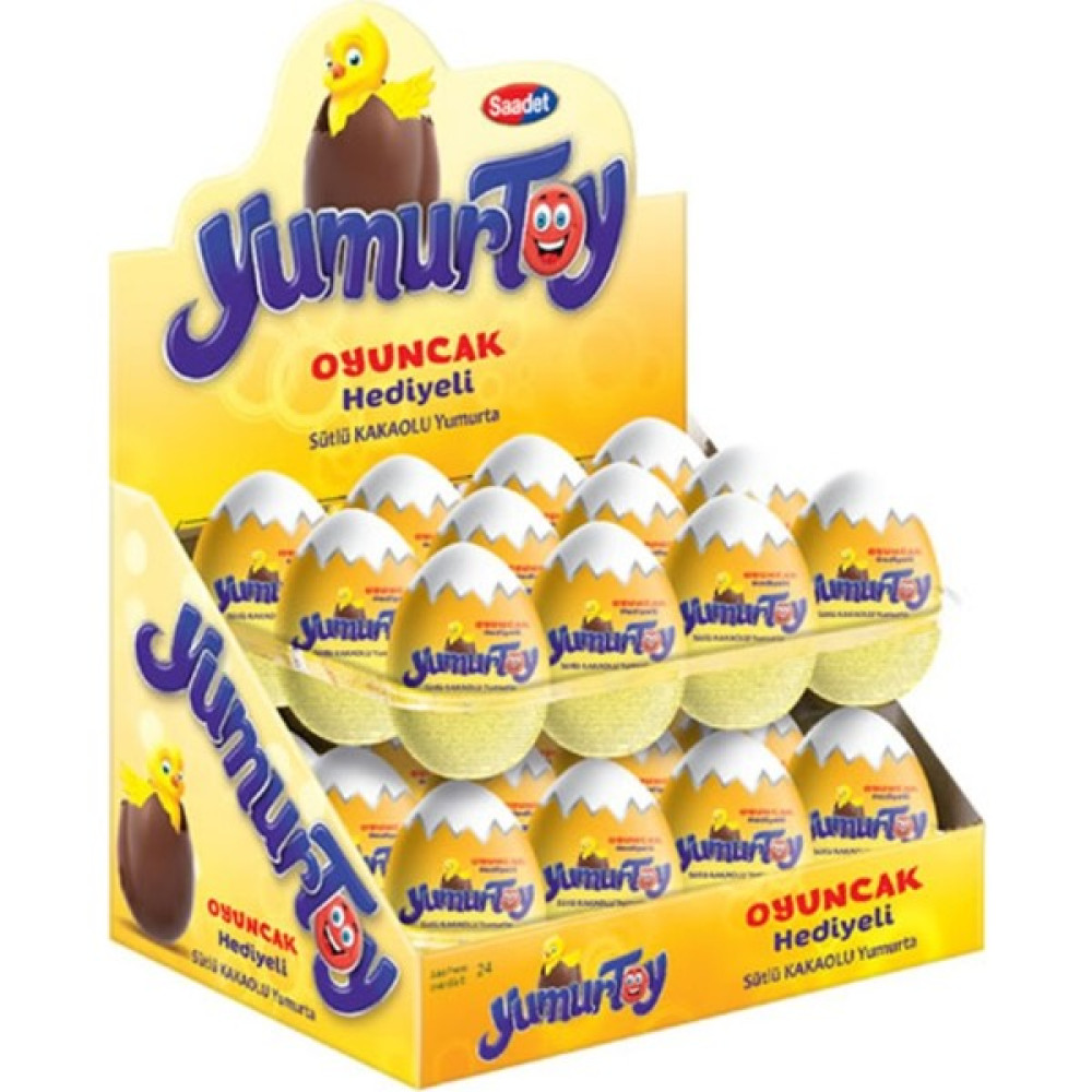 Saadet Yumurtoy Sürpriz Yumurta 30 gr x 36'lı - 1 kg Çikolata ve Gofret Fiyatı
