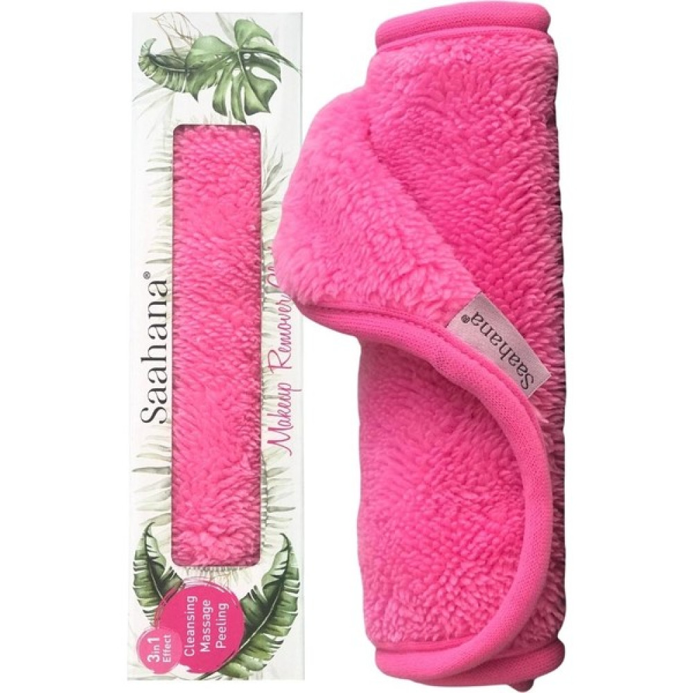 Saahana Tekrar Kullanılabilir Makyaj,Yüz,Cilt ve Maske Temizleyici Havlu/Mikrofiber Temizleme Mendili Pembe Makyaj Temizleyicileri Fiyatı