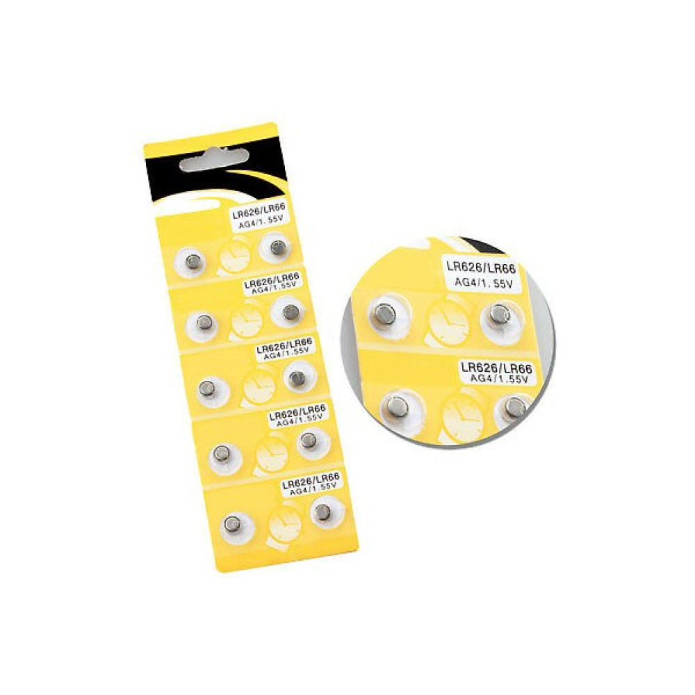 Saat Pili - Düğme Pil 10LU Paket LR626-LR66 AG4-1.55V- Network Aksesuarları Fiyatı