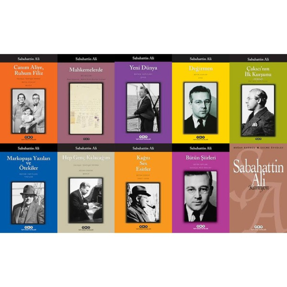 Sabahattin Ali 10 Kitap Set (Canım Aliye Ruhum Filiz, Mahkemelerde, Yeni Dünya, Değirmen, Çakıcı'nın Ilk Kurşunu, Markopaşa, Hep Genç Kalacağım, Ka... Türk Klasikleri Fiyatı