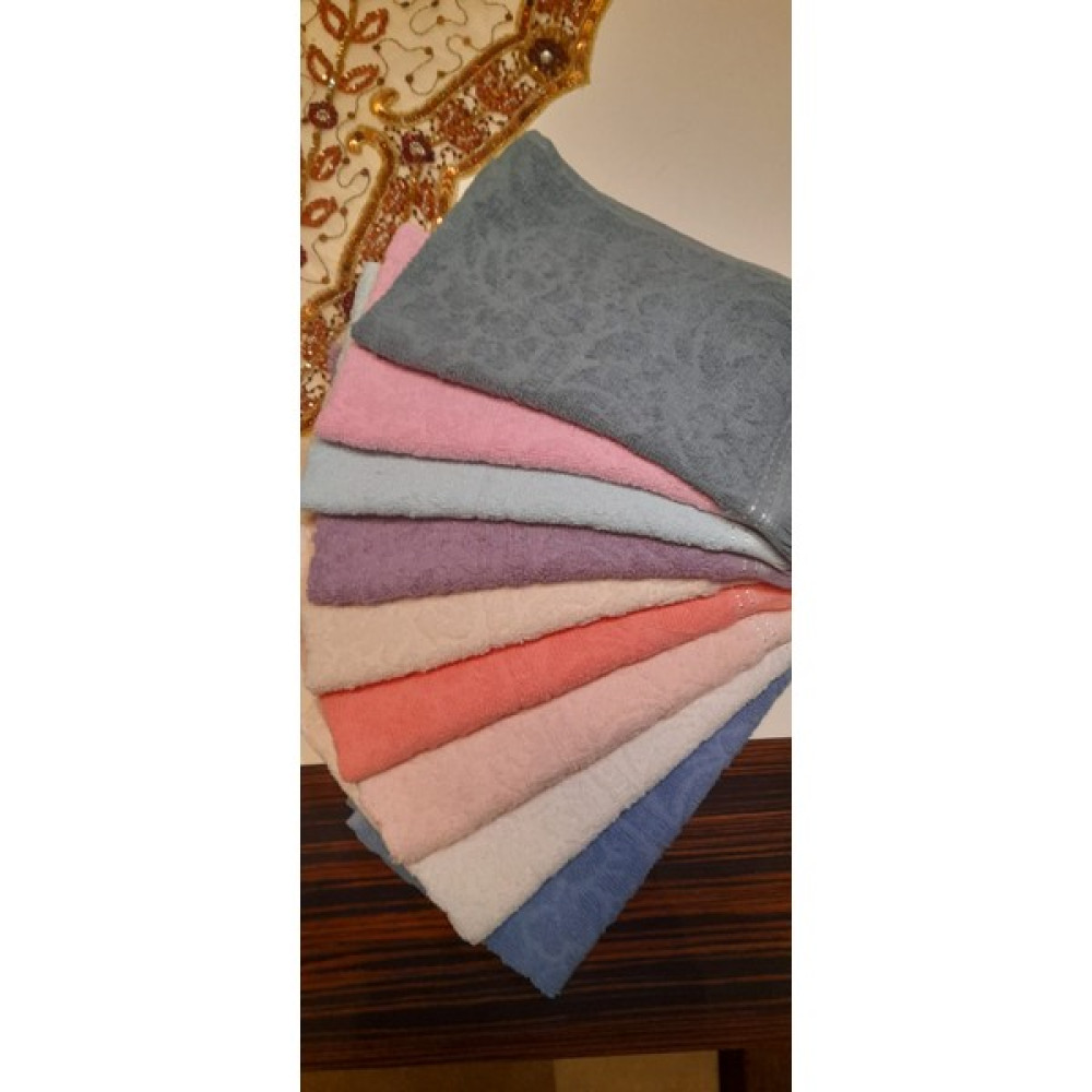 Saber Florance Model Pamuk Jakarlı 3'lü Havlu Seti 30X50 cm - 30 x 50 cm - Renkli El / Yüz Havlusu Fiyatı