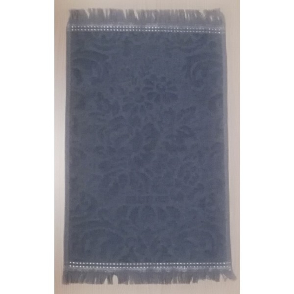 Saber Florance Model Pamuk Jakarlı Havlu 30X50CM Indigo - 30 x 50 cm - Renkli El / Yüz Havlusu Fiyatı
