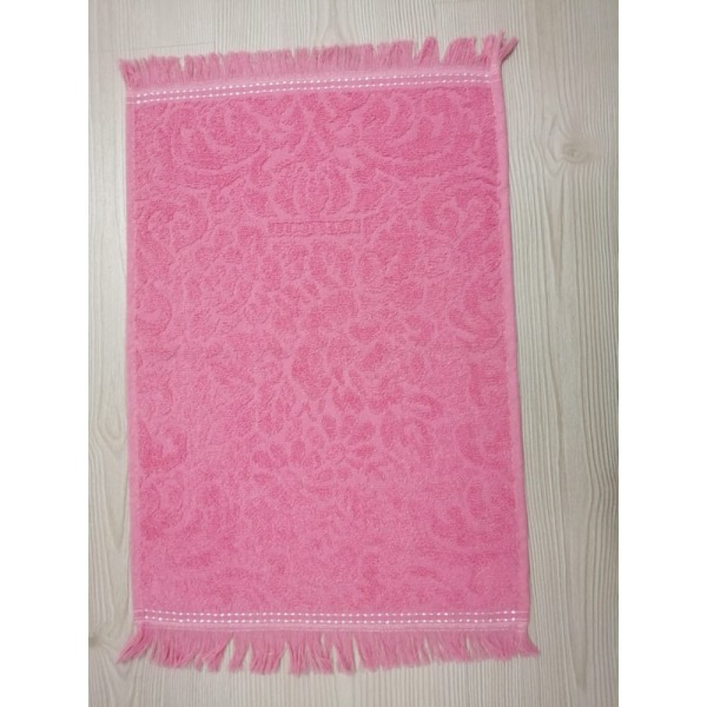 Saber Florance Pamuk Jakarlı Havlu 30X50 cm - 30 x 50 cm - Nar Çiçeği El / Yüz Havlusu Fiyatı