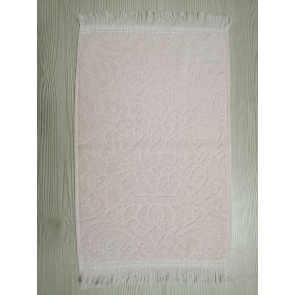 Saber Florance Pamuk Jakarlı Havlu 30X50 cm - 30 x 50 cm - Pudra El / Yüz Havlusu Fiyatı