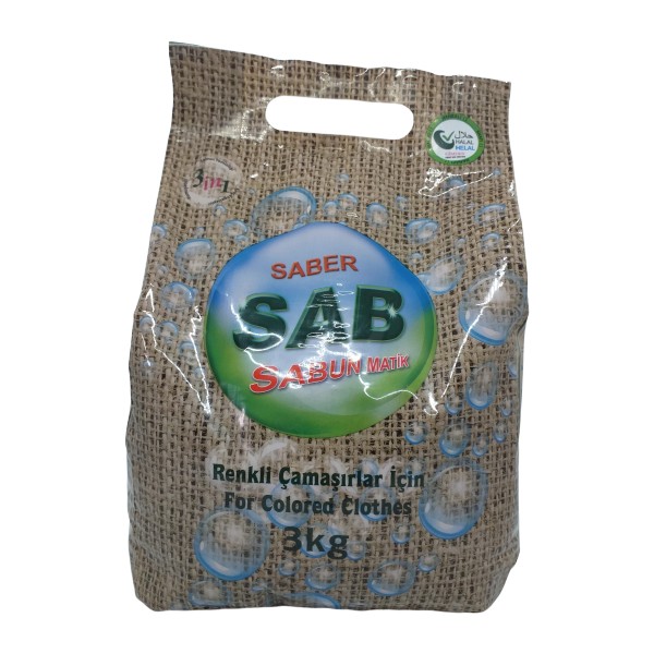 Saber Sab Sabunmatik Konsantre Çamaşır Tozu Renkliler için 3 kg Diğer Fiyatı