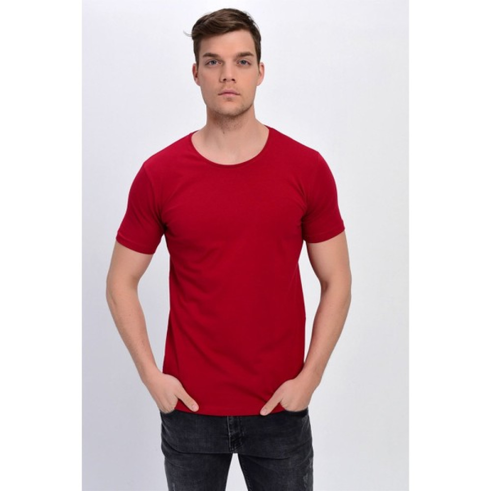 Saber T-Shirt Bisiklet Yaka Dar Kesim Erkek T-shirt Fiyatı