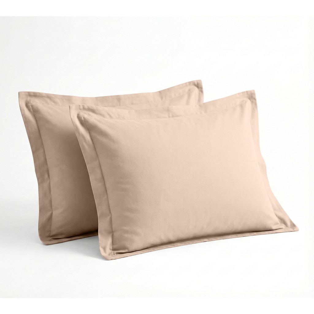 Sabia %100 Pamuk Soft Touch 50X70CM Oxford Yastık Kılıfı Seti - Taş - 50x70 Yastık Kılıfı Fiyatı