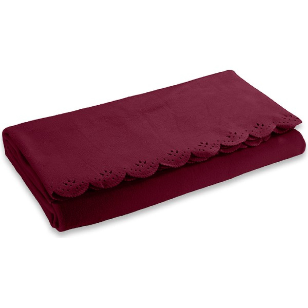 Sabia Çift Kişilik Polar Battaniye - Bordo - 180 x 220 cm Battaniye Fiyatı