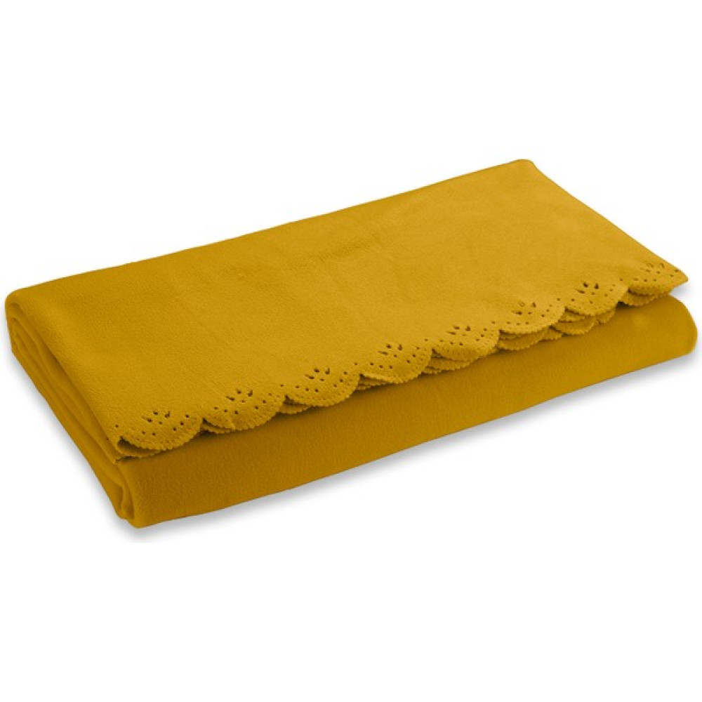 Sabia Çift Kişilik Polar Battaniye - Hardal - 180 x 220 cm Battaniye Fiyatı