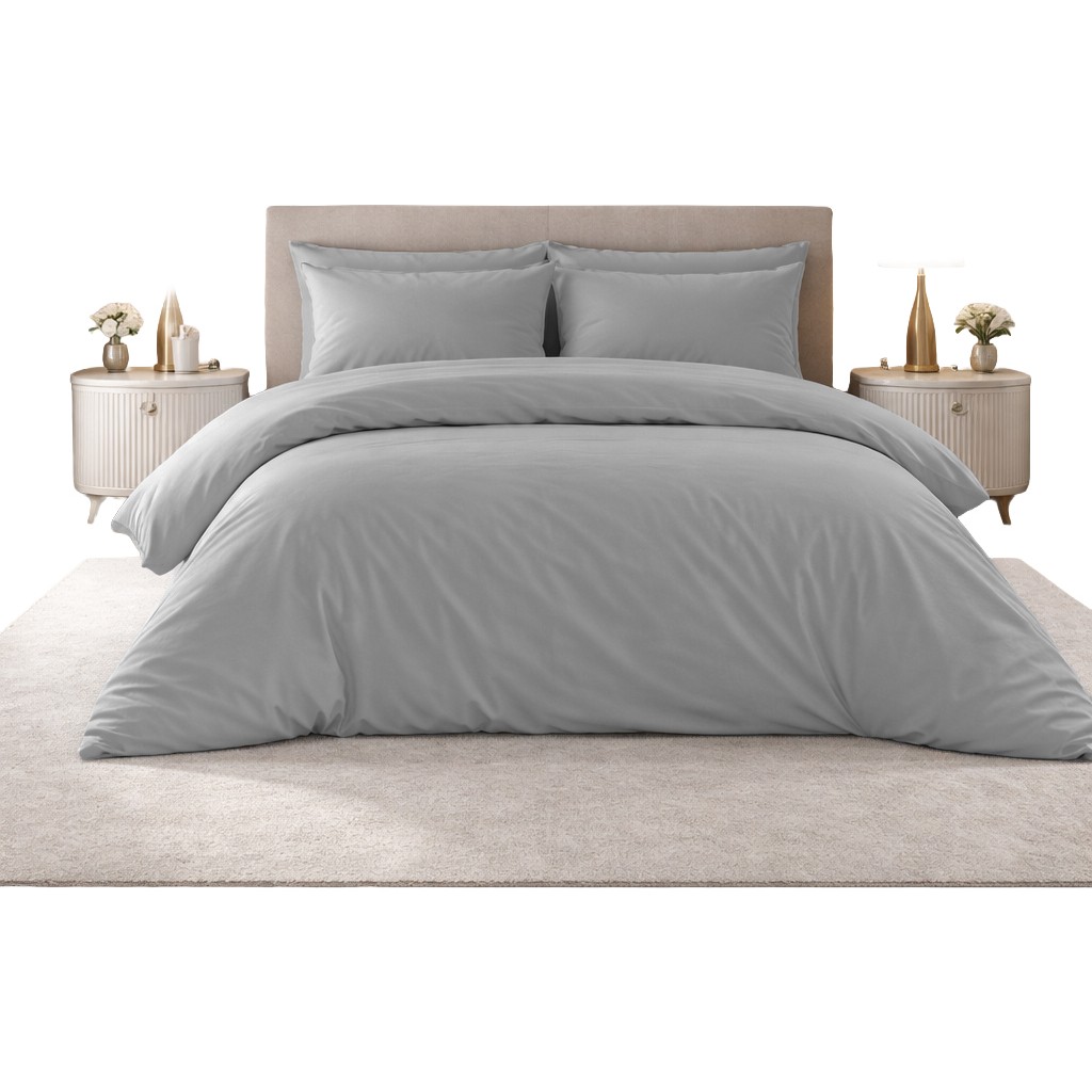 Sabia Soft Touch %100 Pamuk 62 Tel – 160X200 cm + 37 cm Yüksekliğe Uygun Çift Kişilik Nevresim Takımı 4 Yastıklı - Gri - 160 x 200 cm Nevresim Takımı Fiyatı